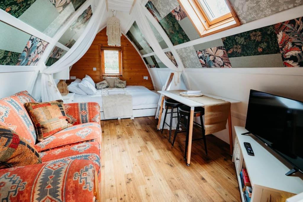 Robin Nest - Cosy Shepherd'S Hut Hideaway Callington 외부 사진